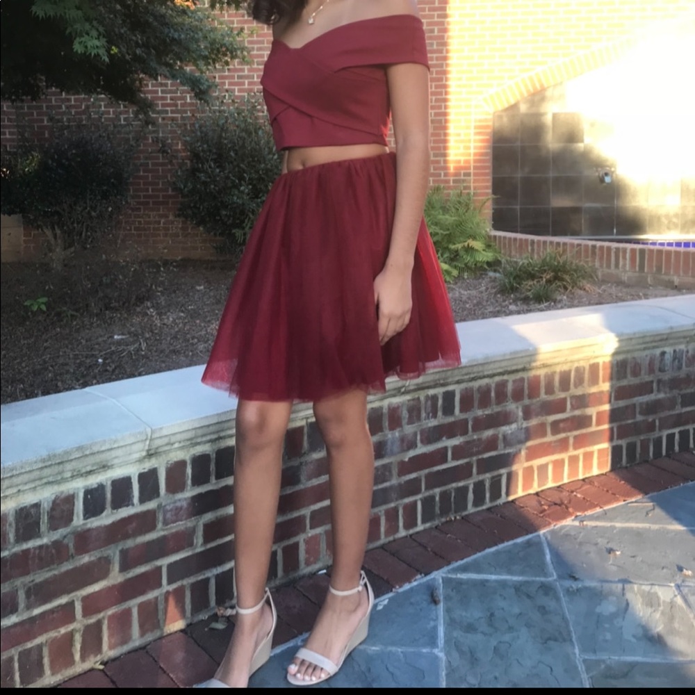 Hoco dress. Homecoming dress. 2 pieces.